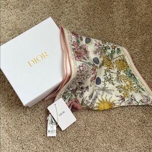 Dior 100% Silk scarf